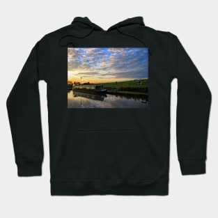 Narrowboat on the Oxford Canal Hoodie